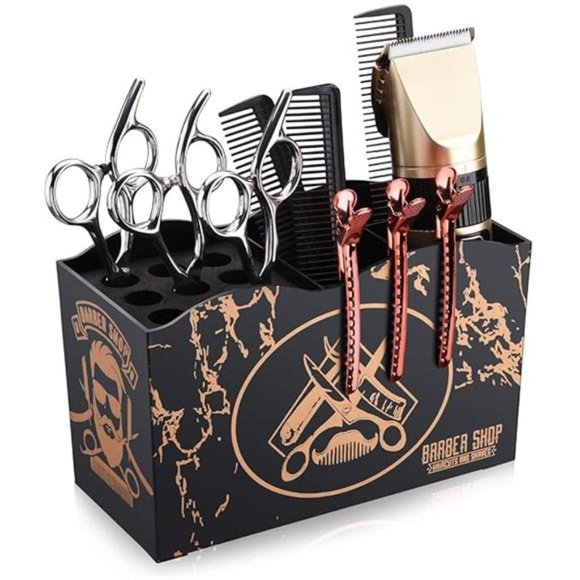 Barber Scissors Holder Box, Professional Salon Hairdressing Scissors Rack Holder - Picture 8 of 8